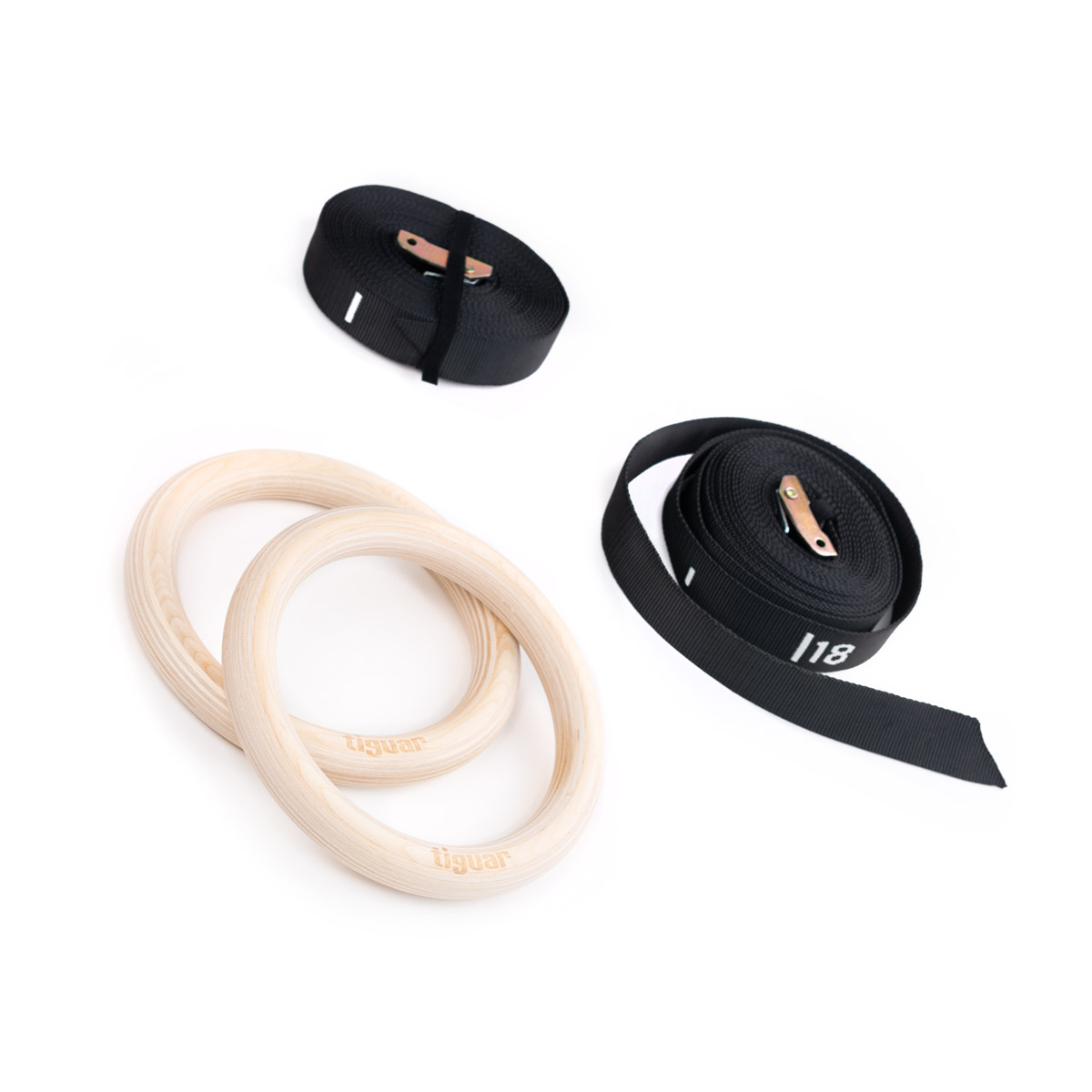 tiguar gymnastic rings with straps