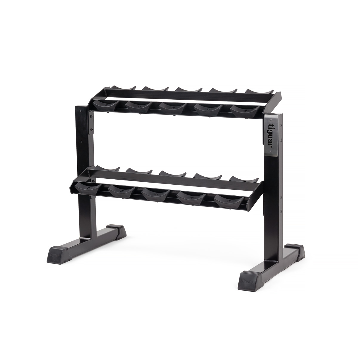 tiguar modular rack for dumbbells with caps