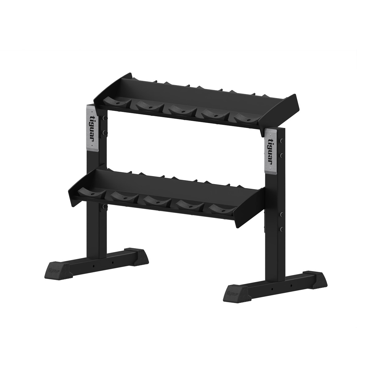 tiguar modular rack for dumbbells with caps